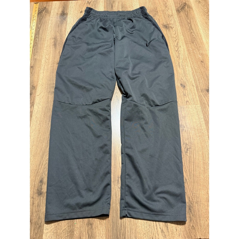 Nike Pants Mens Size Medium Gray Training Pants Swoosh Logo Athletic